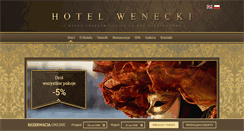 Desktop Screenshot of hotelwenecki.pl