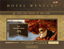 Tablet Screenshot of hotelwenecki.pl